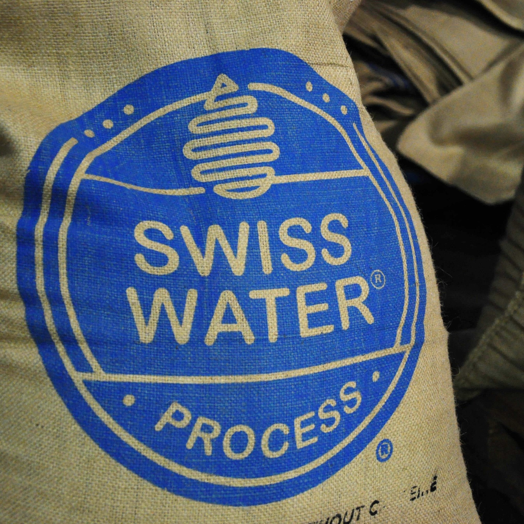 Afterglow Decaf - Large Jute Bag with Swiss Water Logo - Heyday Coffee Co.