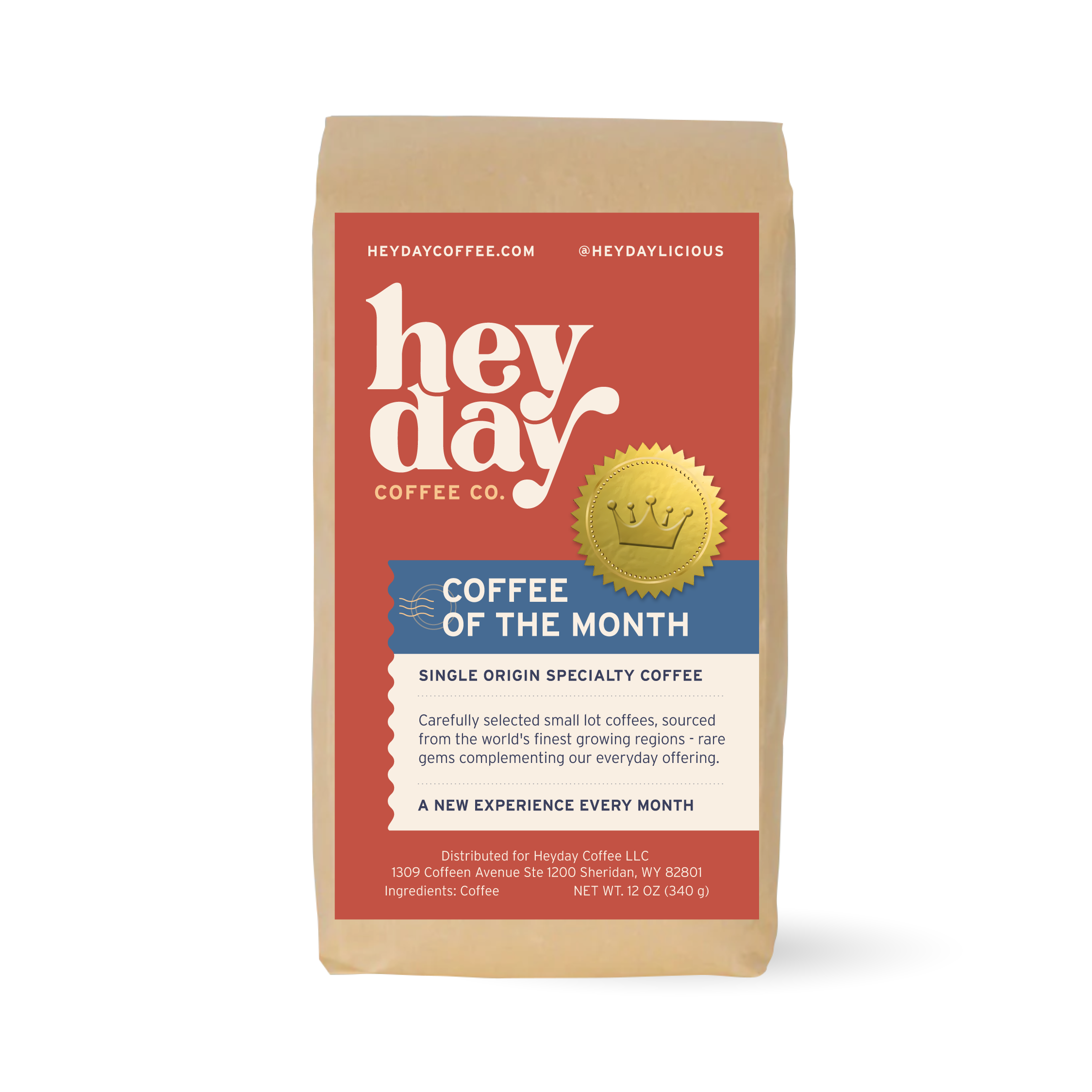 Coffee of the Month - Bag Image - Heyday Coffee Co.