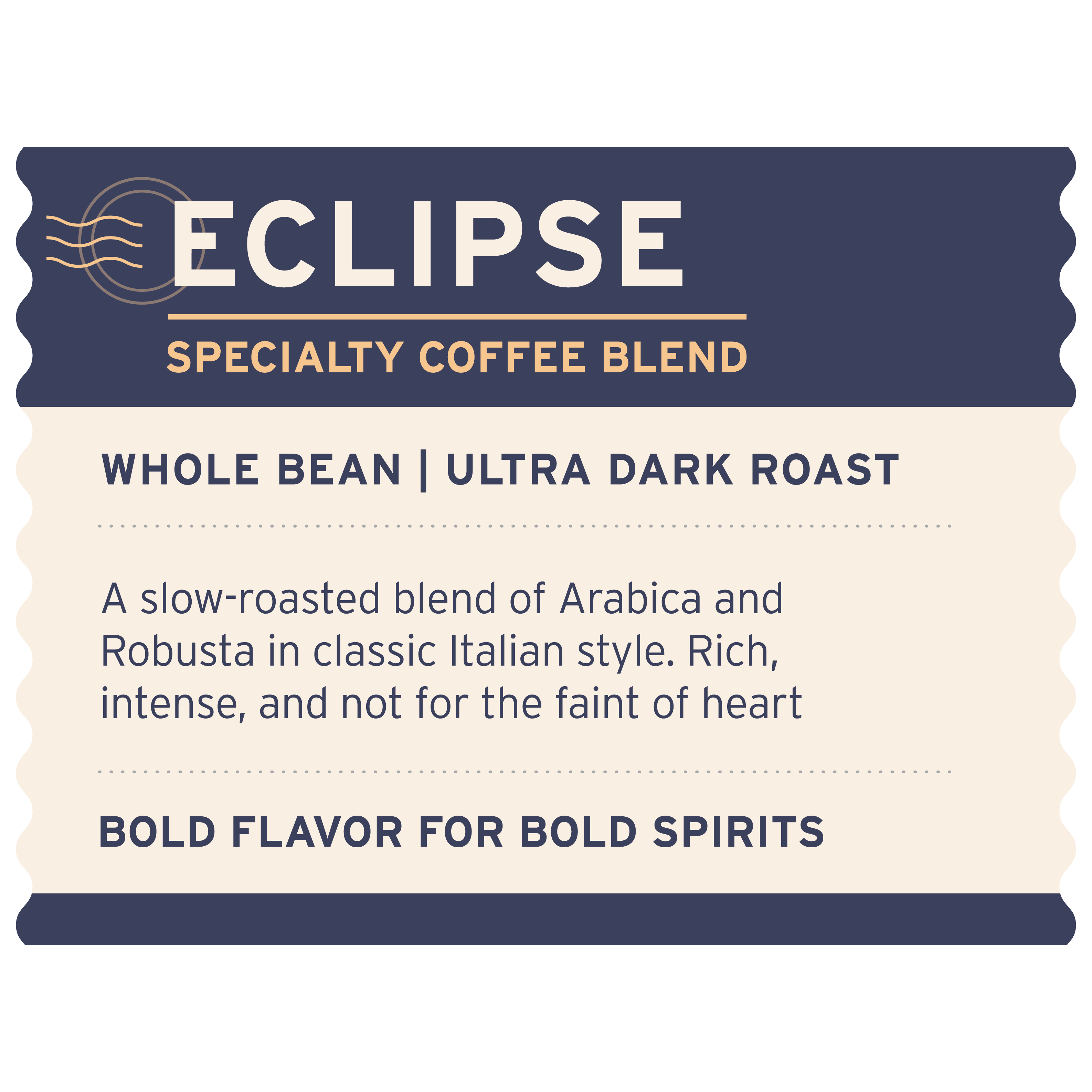 Eclipse Blend - Label Detail - Heyday Coffee Co.