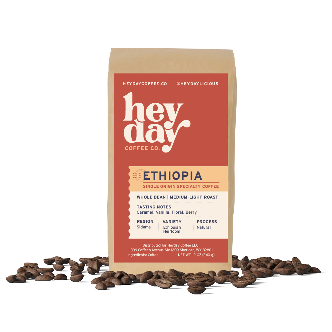 Ethiopia - Bag on Bed of Beans - Heyday Coffee Co.