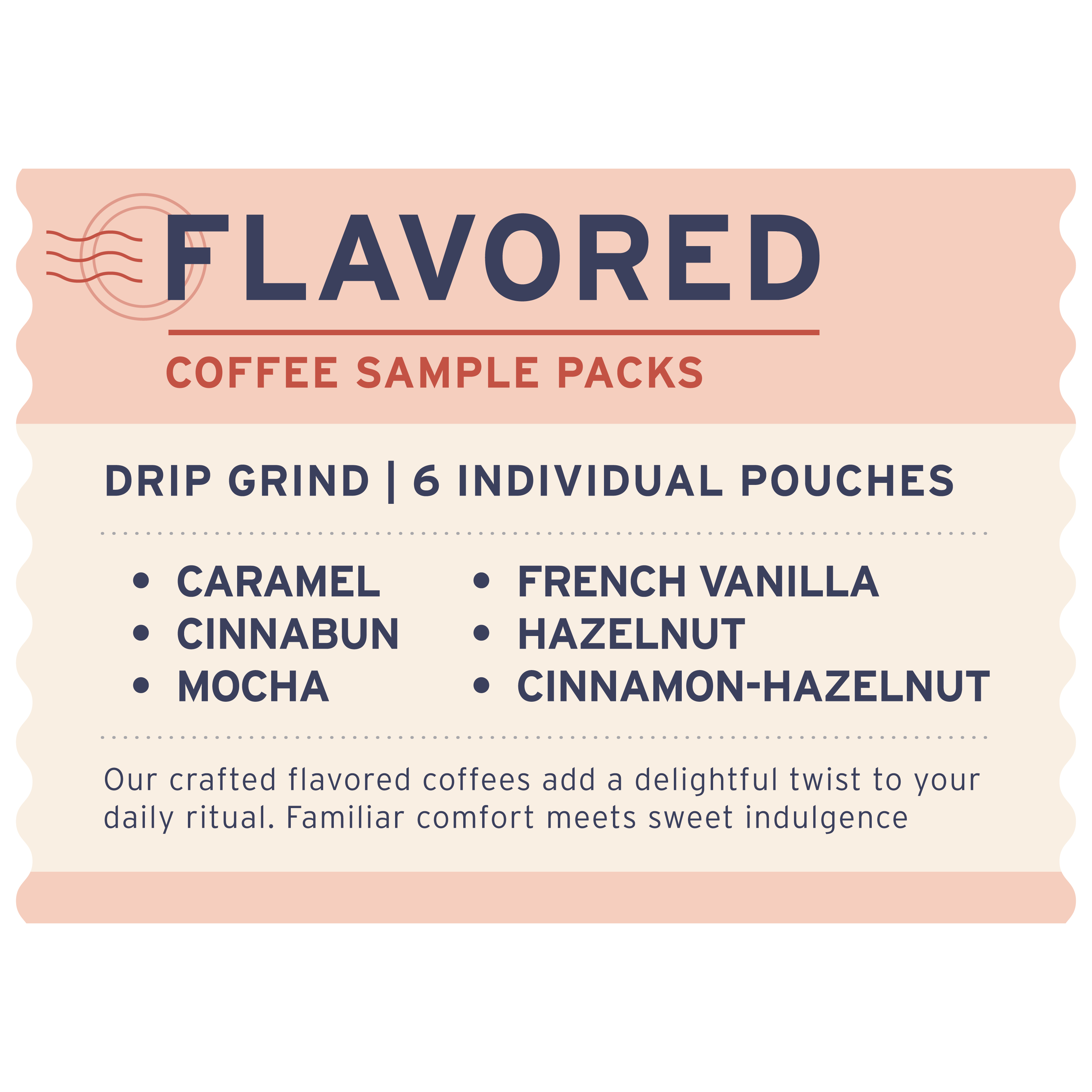 Flavored Samples - Label Detail - Heyday Coffee Co.