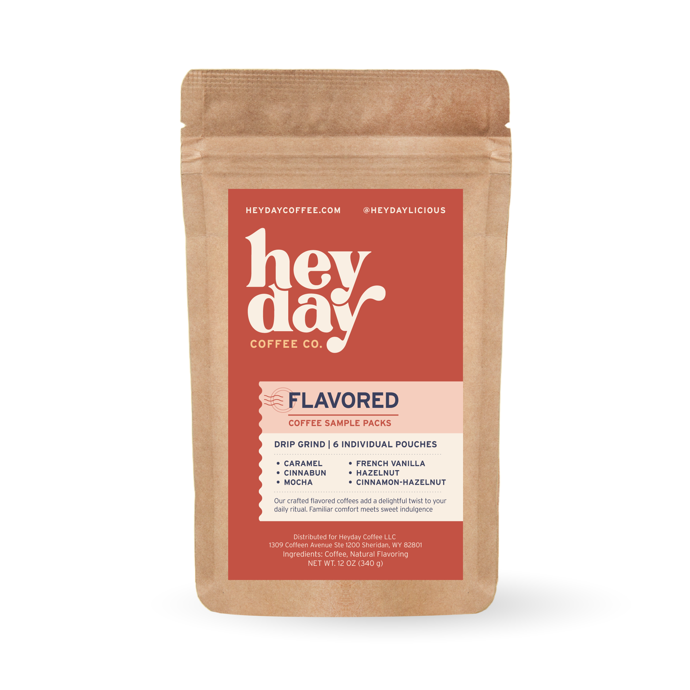 Flavored Samples - Pouch Image - Heyday Coffee Co.