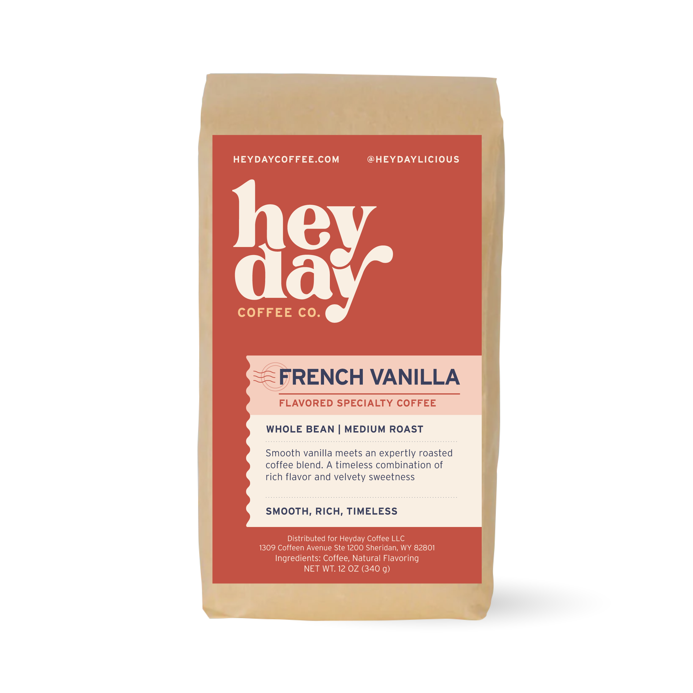 French Vanilla - Bag Image - Heyday Coffee Co.