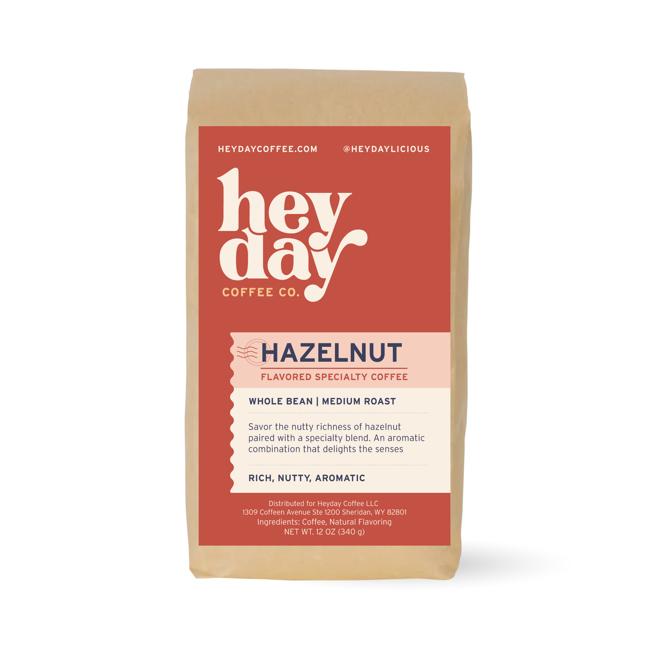 Hazelnut - Bag Image - Heyday Coffee Co.