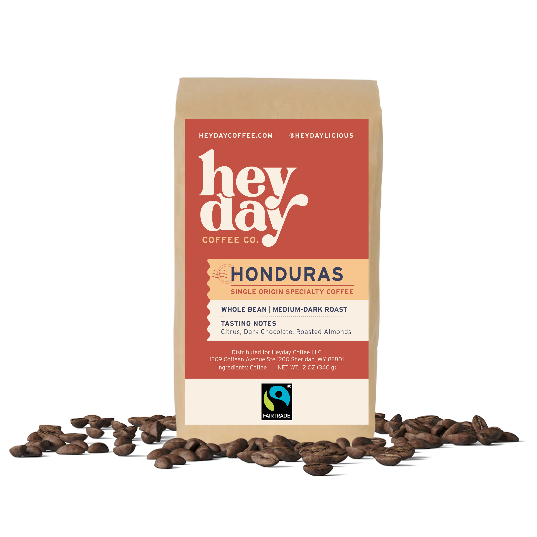 Honduras - Bag on Bed of Beans - Heyday Coffee Co.
