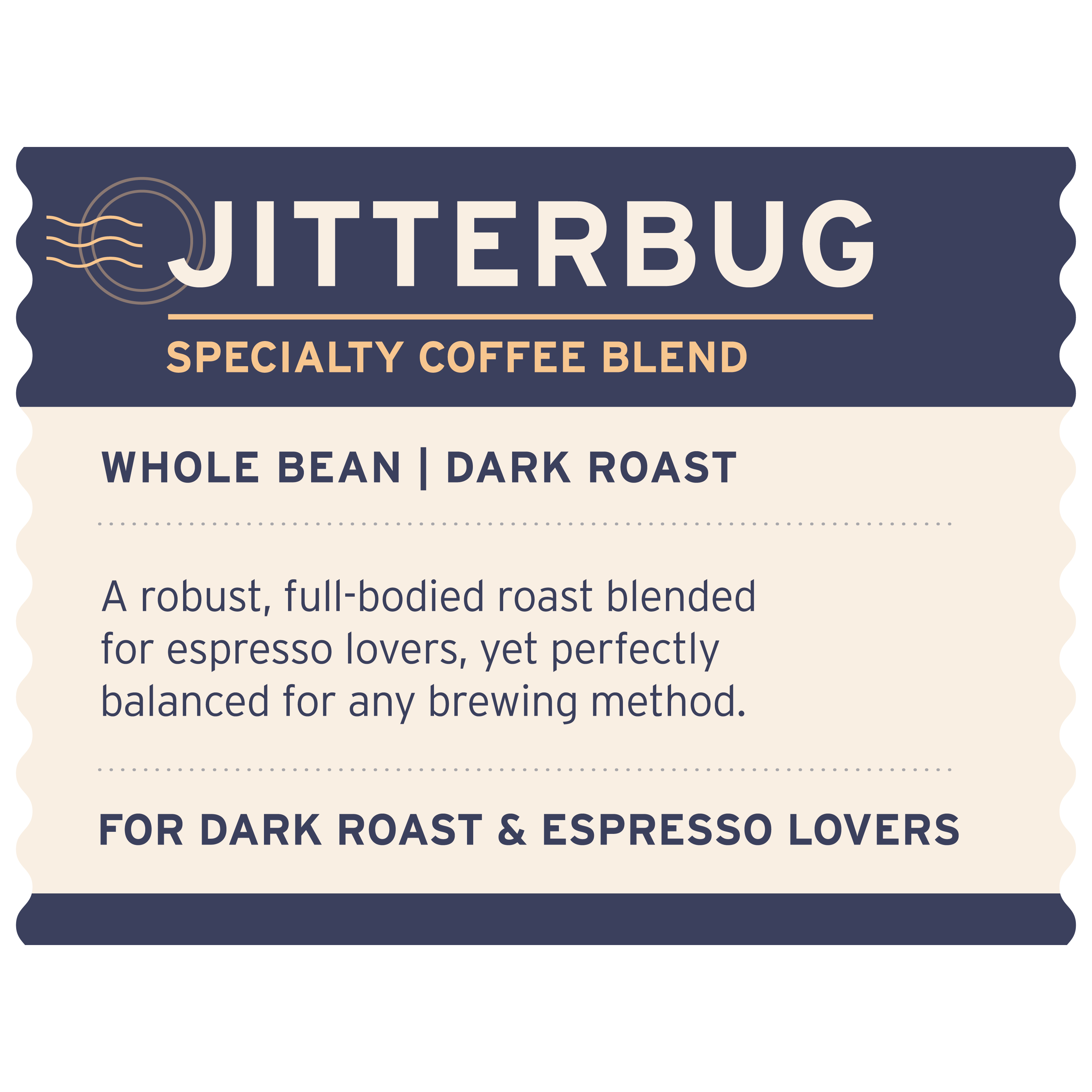 Jitterbug Blend - Label Detail - Heyday Coffee Co.