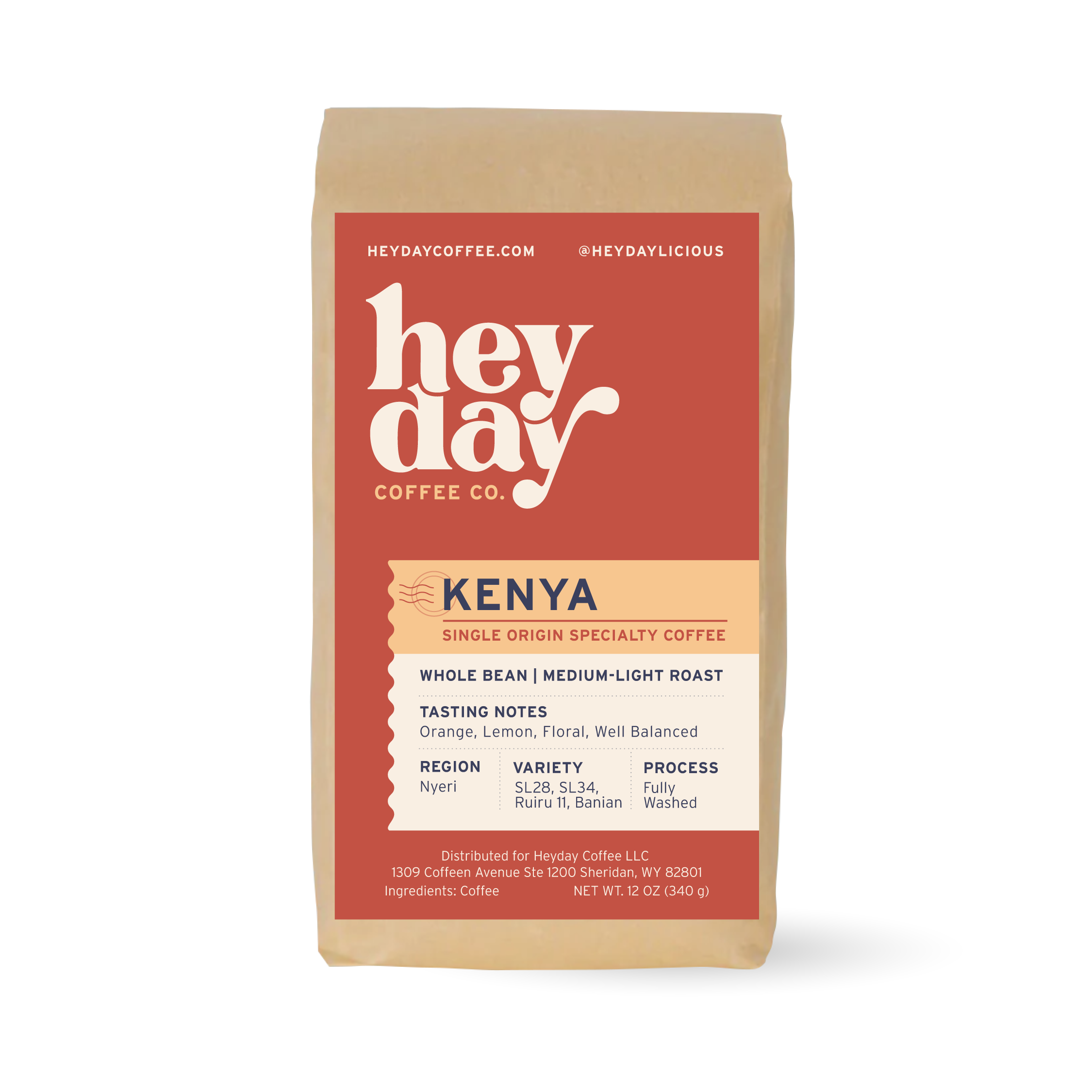 Kenya - Bag Image - Heyday Coffee Co.
