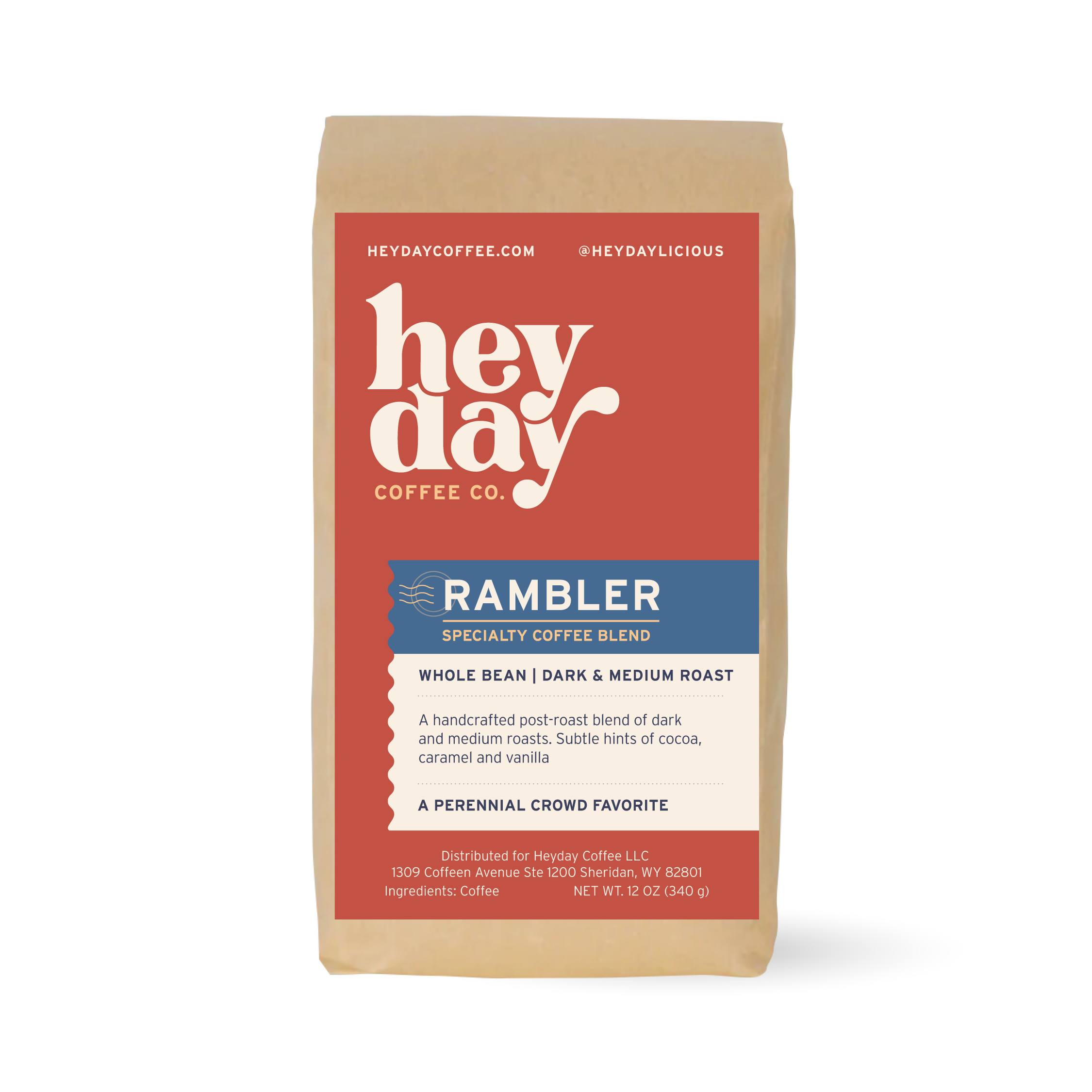 Rambler Blend - Bag Image - Heyday Coffee Co.