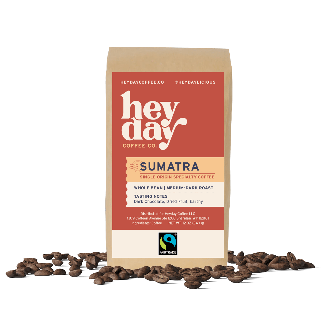 Sumatra - Bag on Bed of Beans - Heyday Coffee Co.