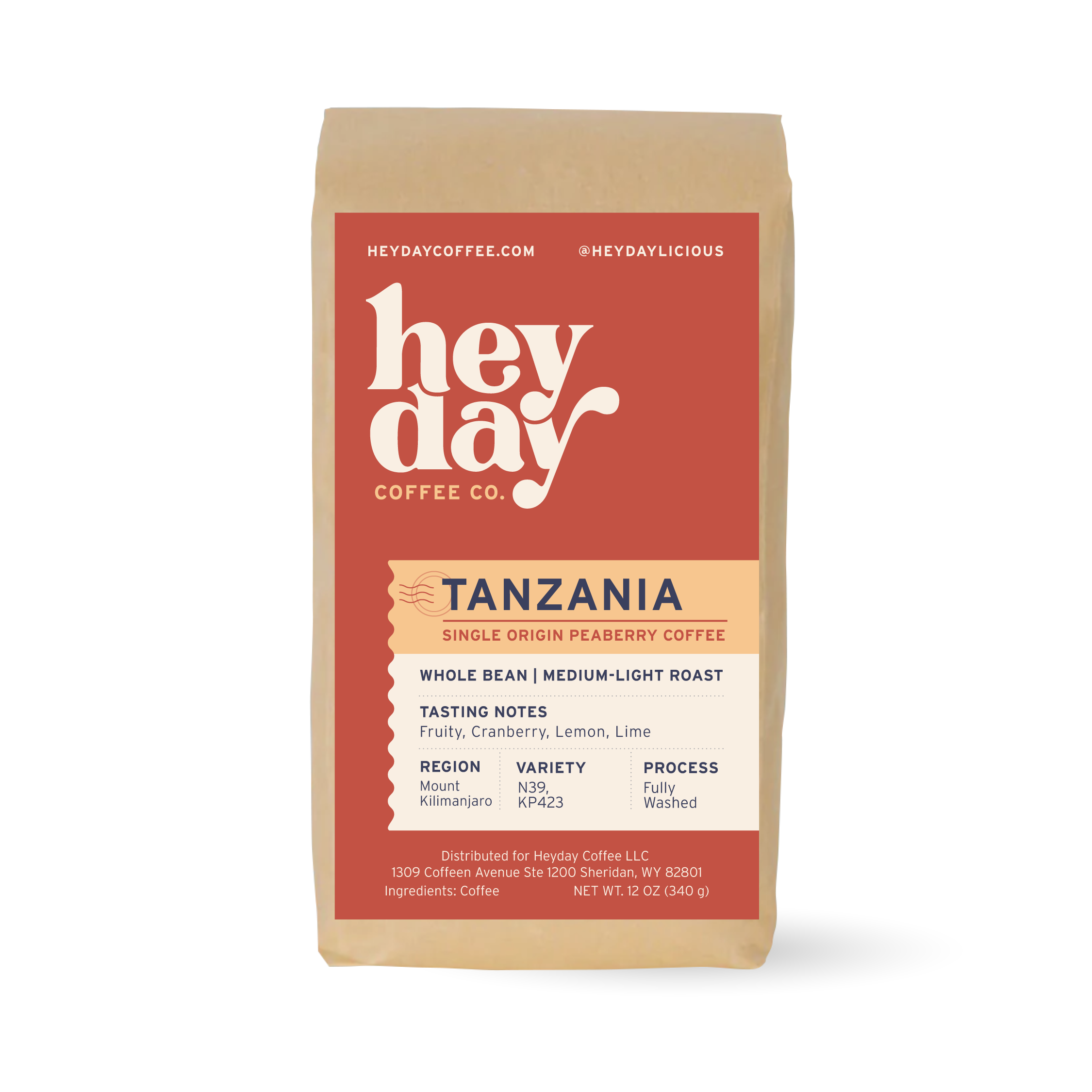 Tanzania - Bag Image - Heyday Coffee Co.