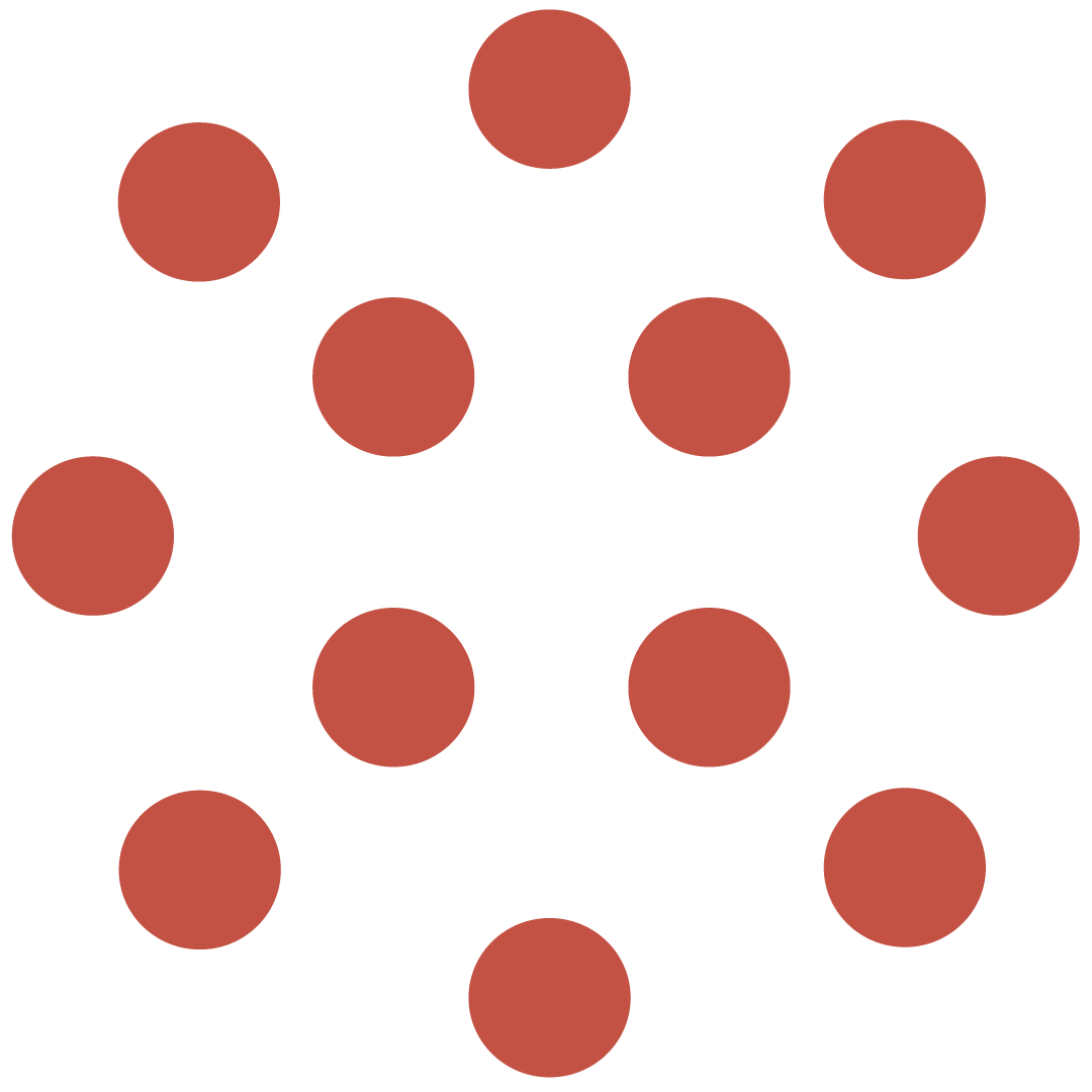 graphic of clustered circles representing ground coffee.