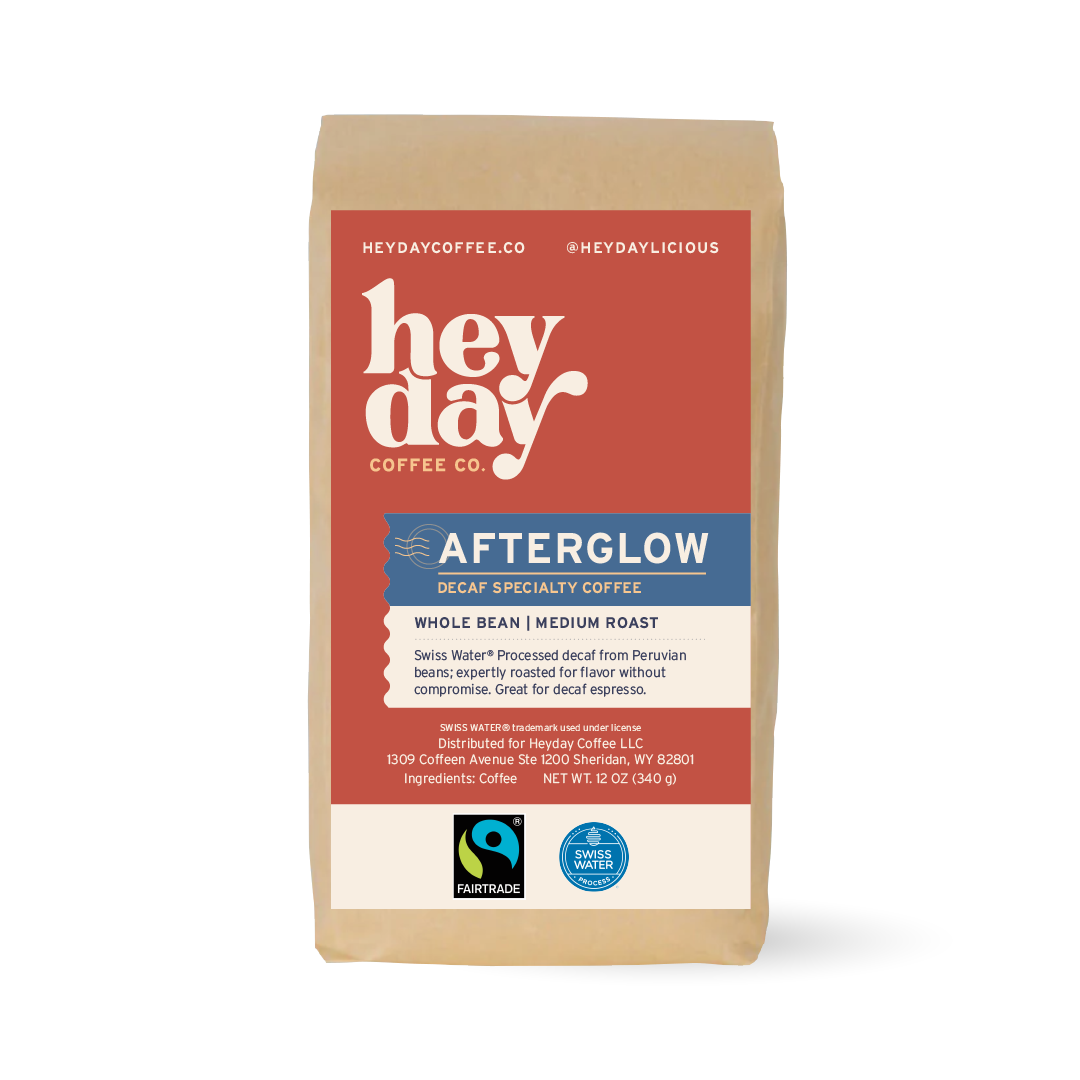 Afterglow Decaf - Bag Image - Heyday Coffee Co.