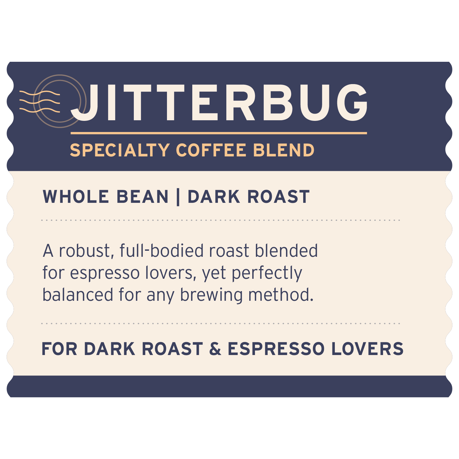 Jitterbug Blend - Label Detail - Heyday Coffee Co.